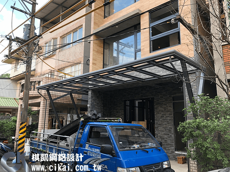 【工程實績】汐止-造型H型鋁鋼構