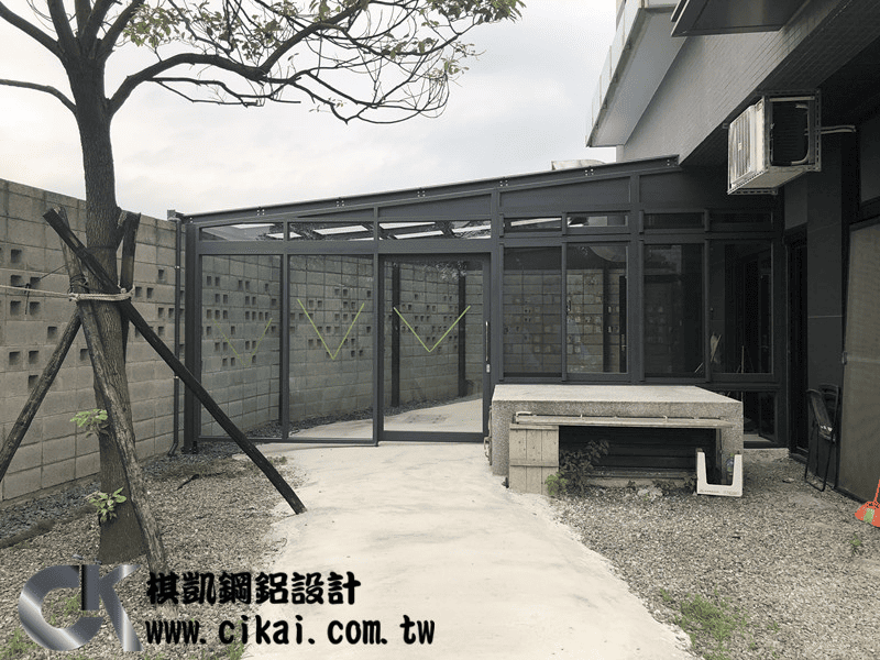 【工程實績】汐止區 玻璃屋+採光罩