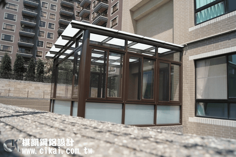 【工程實績】H型鋁鋼構、日式三合一玻璃屋