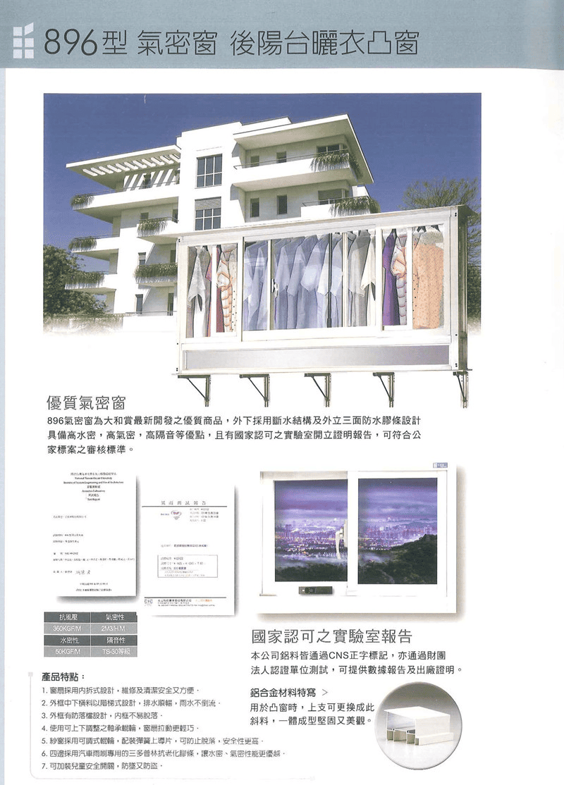 【產品介紹】大和賞窗型介紹