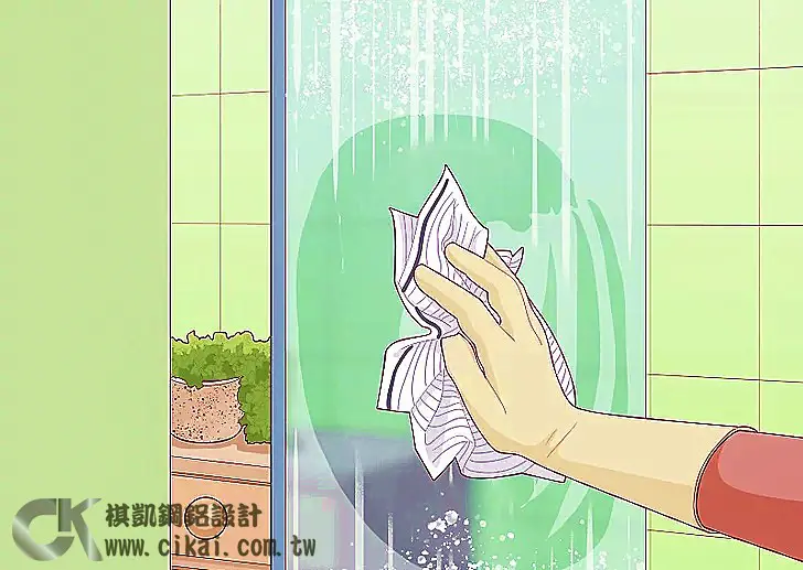 棋凱鋼鋁-玻璃清潔