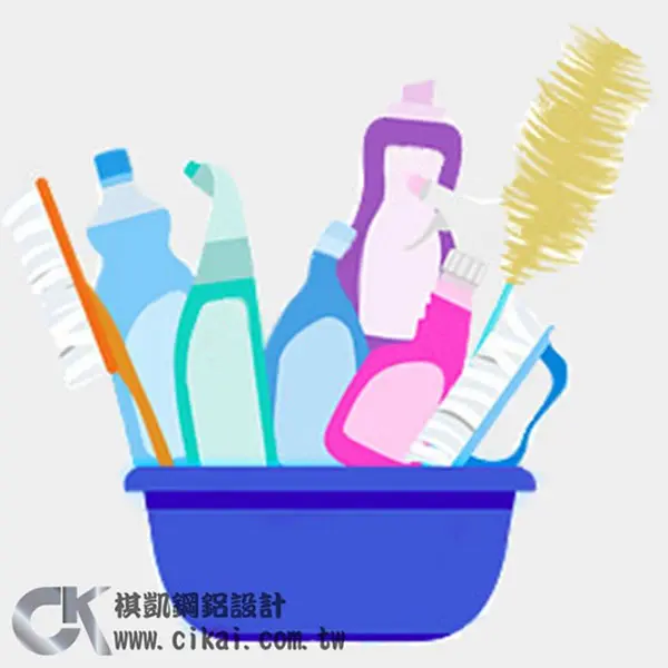 棋凱鋼鋁-鋁門窗清潔