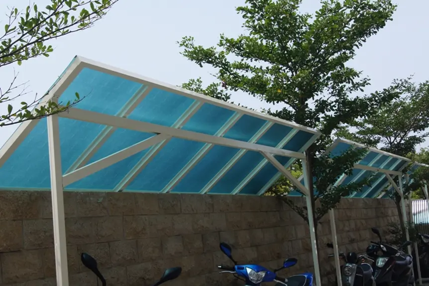 棋凱鋼鋁-PC板採光罩