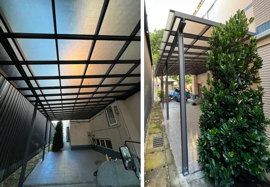 棋凱鋼鋁-PC板採光罩