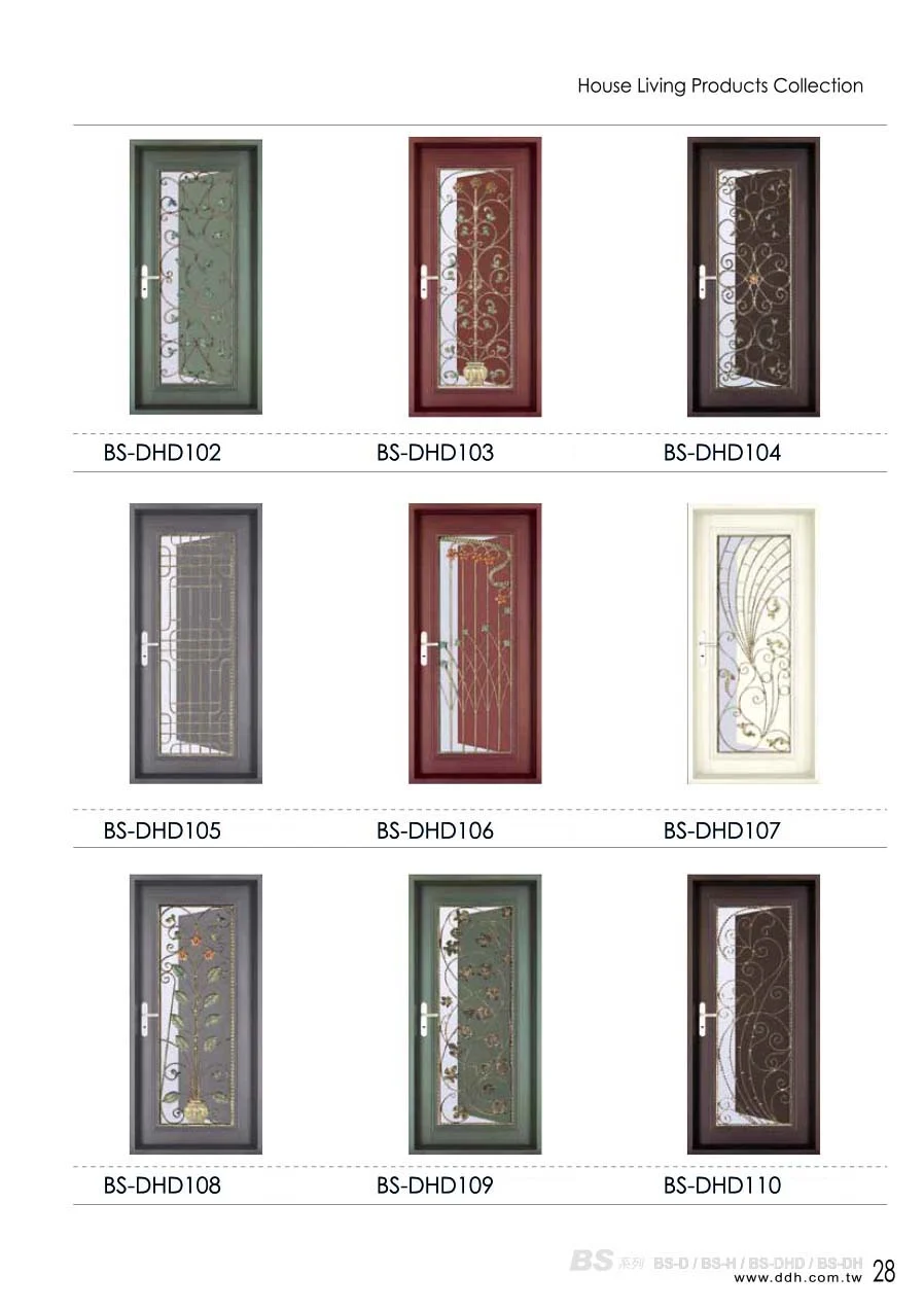 棋凱鋼鋁-丹頂鶴玄關門-BS系列