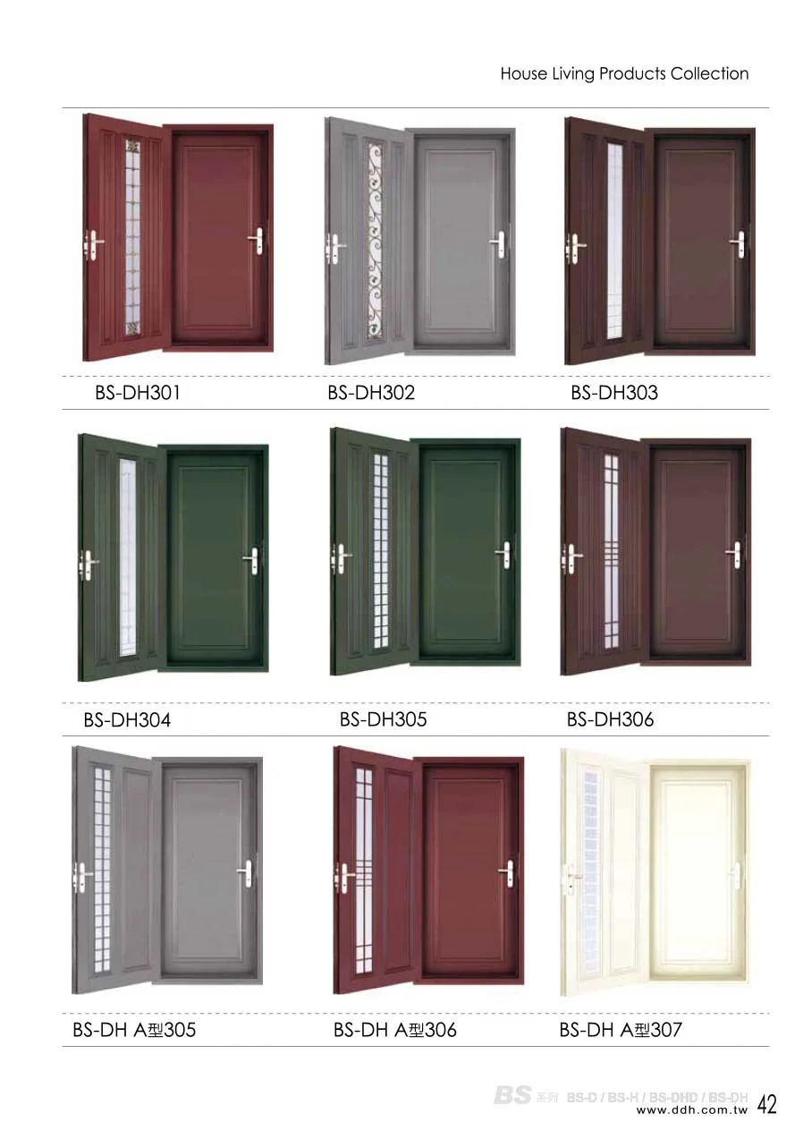 棋凱鋼鋁-丹頂鶴玄關門-BS系列