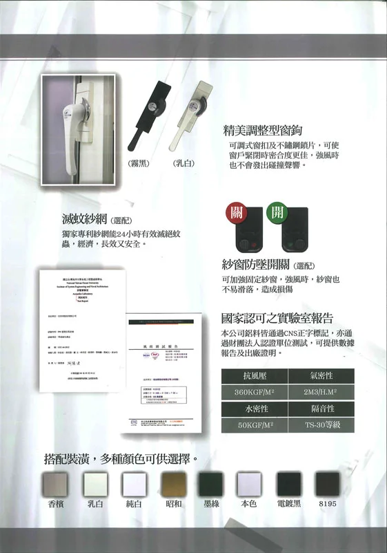 棋凱鋼鋁-大和賞氣密窗-896優質氣密窗