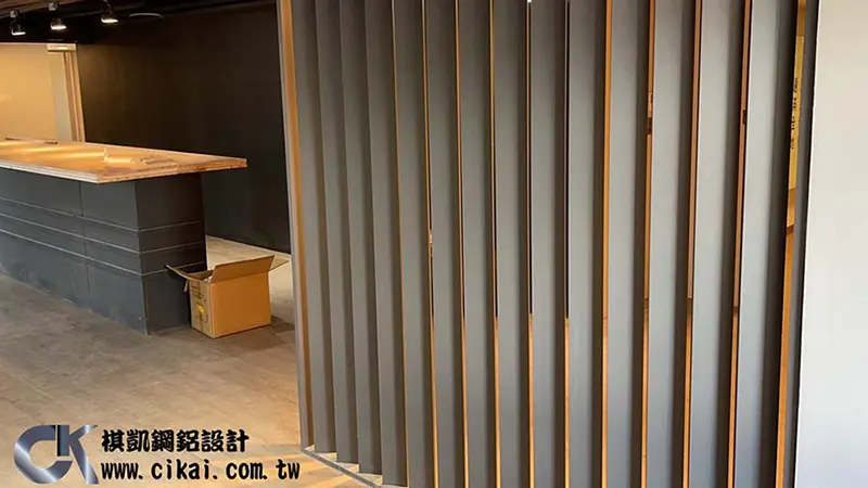 棋凱鋼鋁-鋁格柵系列-斜面形式