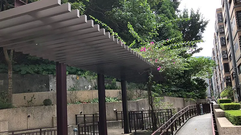 棋凱鋼鋁-鋁格柵系列-遮陽天花