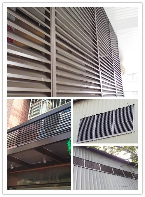 棋凱鋼鋁-固定百葉特性