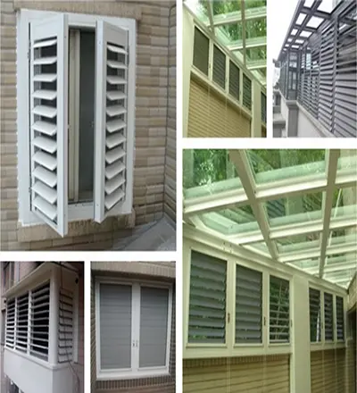 棋凱鋼鋁-活動百葉特性